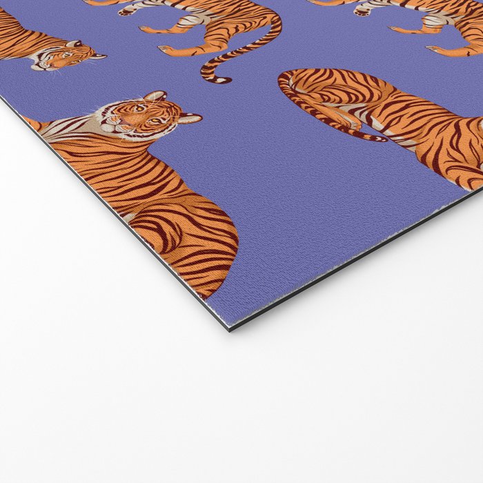 Tigers - Very Peri Welcome Mat Gallery Image 2