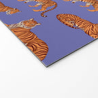 Tigers - Very Peri Welcome Mat Gallery Image 2