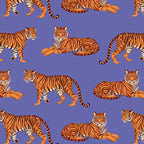 Tigers - Very Peri Coffee Mug Gallery Image 2