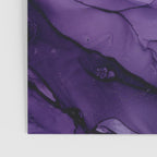 Purple Amethyst Crystal Inspired Abstract Flow Painting Poster Gallery Image 3