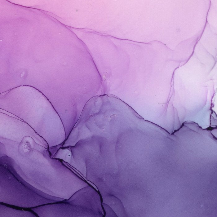 Purple Amethyst Crystal Inspired Abstract Flow Painting Coffee Mug Gallery Image 2