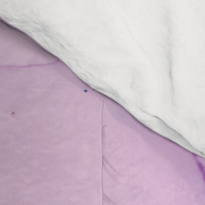 Purple Amethyst Crystal Inspired Abstract Flow Painting Comforter Gallery Image 4