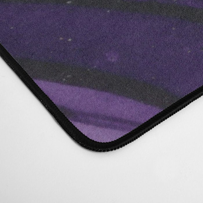 Purple Amethyst Crystal Inspired Abstract Flow Painting Desk Mat Gallery Image 4