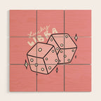 Libra Dice Wood Wall Art Gallery Image 1