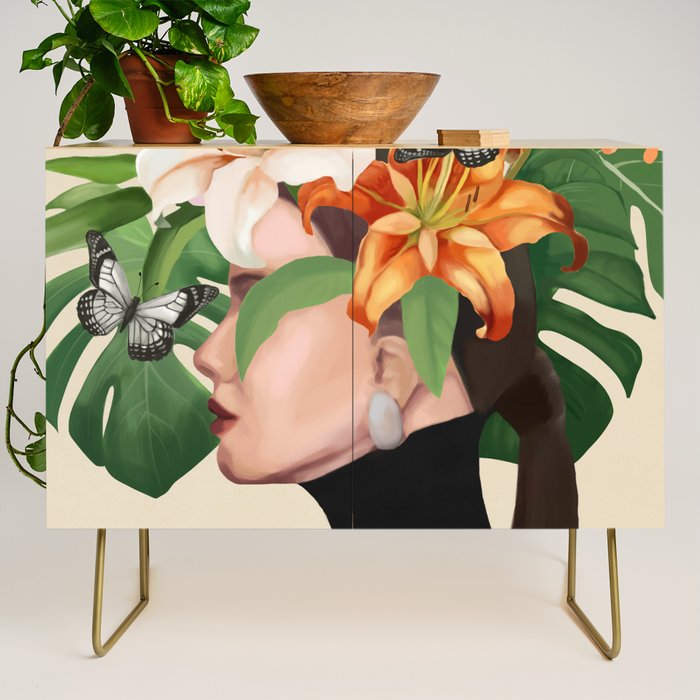 Floral Serenity Credenza Gallery Image 1