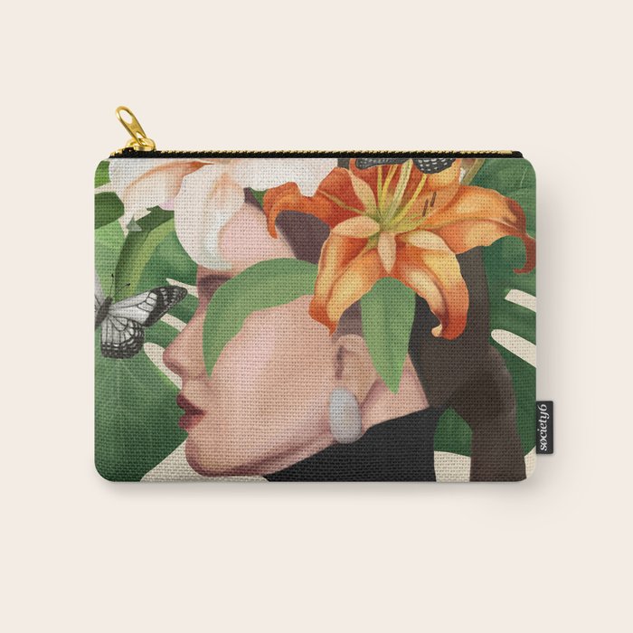 Floral Serenity Carry All Pouch Gallery Image 1