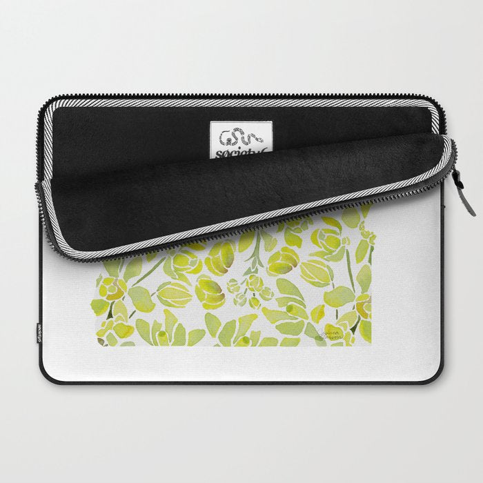 Oregon State Flower - Tall Oregon Grape Laptop Sleeve Gallery Image 2