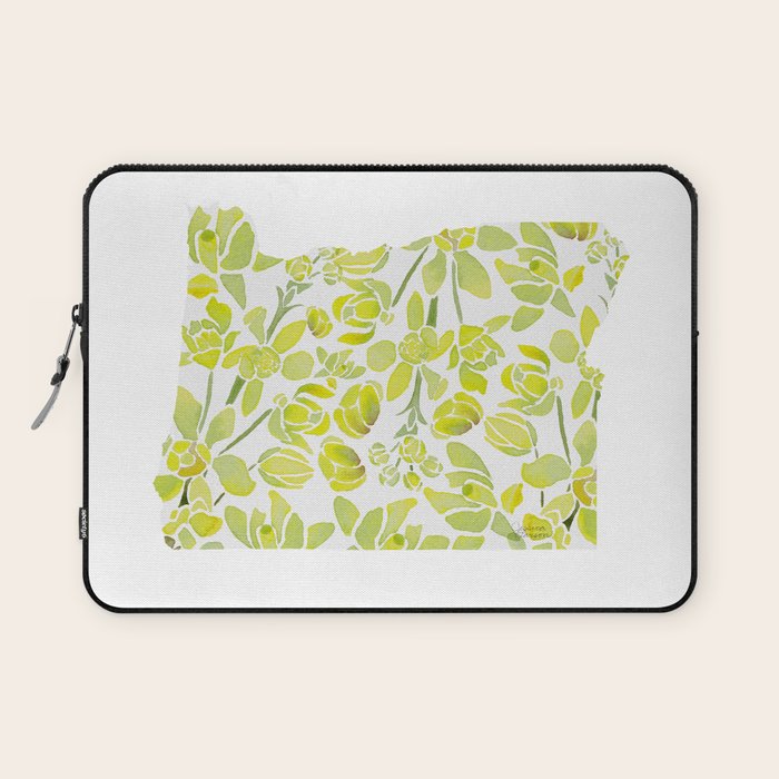 Oregon State Flower - Tall Oregon Grape Laptop Sleeve Gallery Image 1