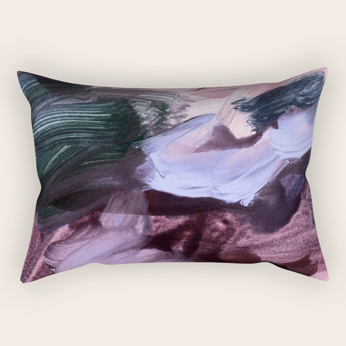 abstract painting VII Rectangular Pillow Gallery Image 1