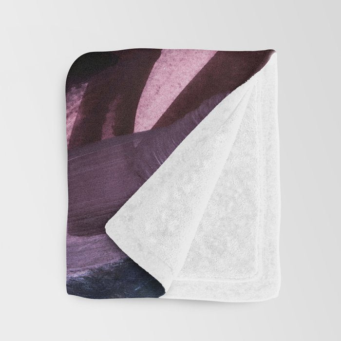 abstract painting VII Throw Blanket Gallery Image 3