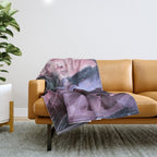 abstract painting VII Throw Blanket Gallery Image 1