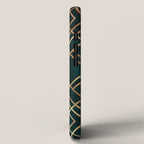 Dark Teal Geo iPhone Case Gallery Image 2