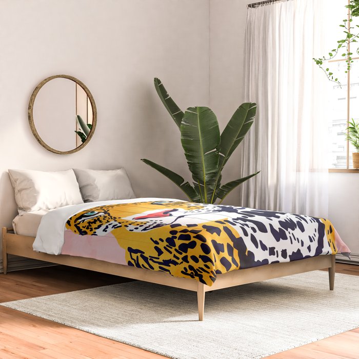 The Leopard Portrait Comforter Gallery Image 2