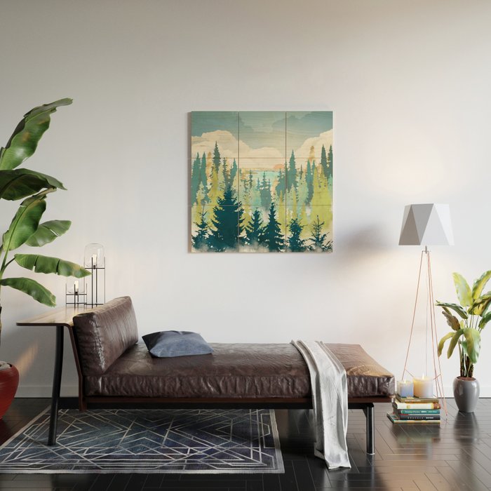 Summer View Wood Wall Art Gallery Image 2