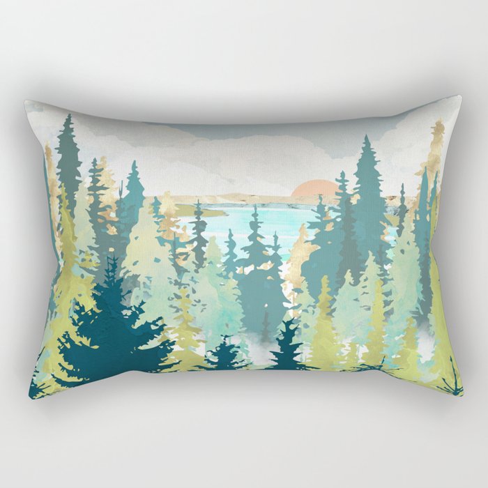 Summer View Rectangular Pillow Gallery Image 2