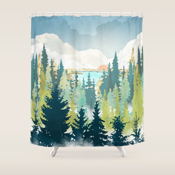 Summer View Shower Curtain Gallery Image 1