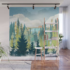 Summer View Wall Mural Gallery Image 1