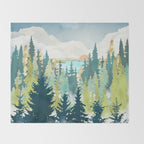 Summer View Throw Blanket Gallery Image 2