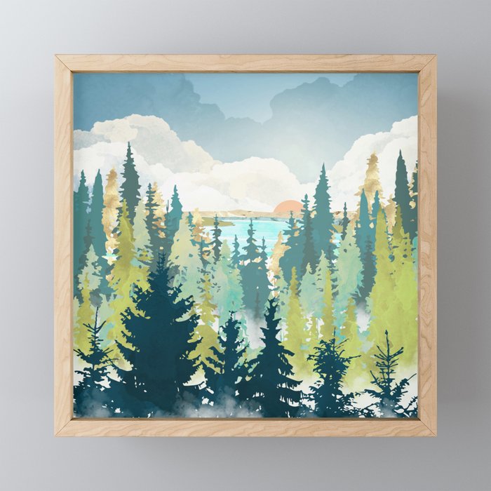 Summer View Mini Art Print Gallery Image 1