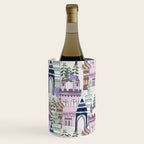 Block print Home pattern lilac Wine Chiller Gallery Image 3