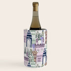 Block print Home pattern lilac Wine Chiller Gallery Image 2