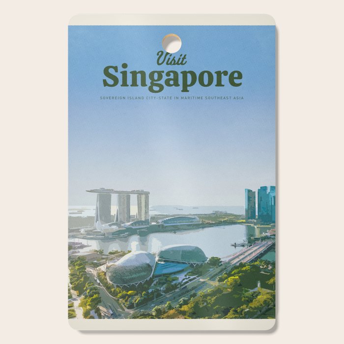 Visit Singapore Cutting Board Gallery Image 1