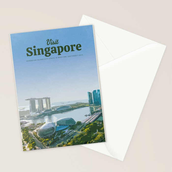 Visit Singapore Stationery Card Gallery Image 2