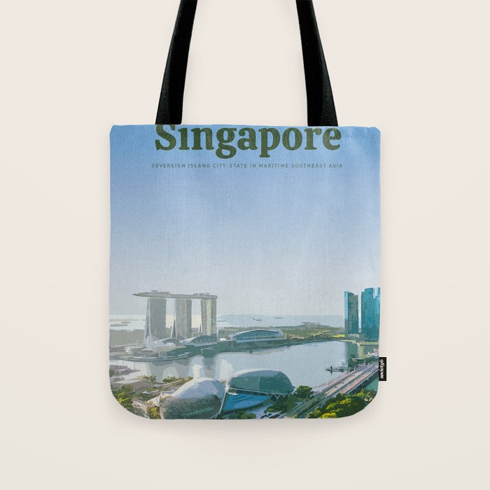 Visit Singapore Tote Bag Gallery Image 1