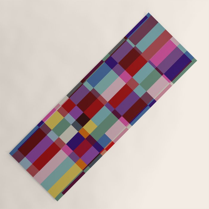 Futuristic Cyber Crossing Yoga Mat Gallery Image 1