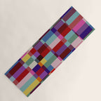 Futuristic Cyber Crossing Yoga Mat Gallery Image 1