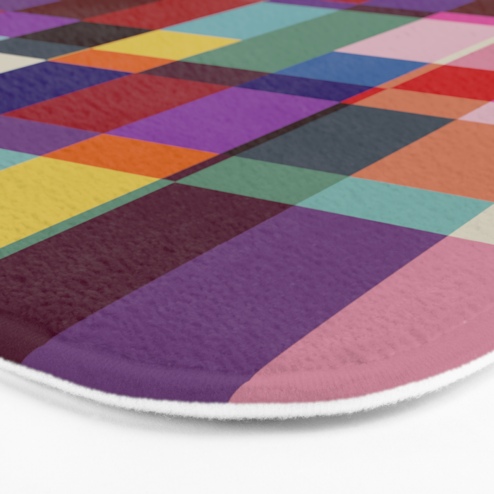 Futuristic Cyber Crossing Bath Mat Gallery Image 3