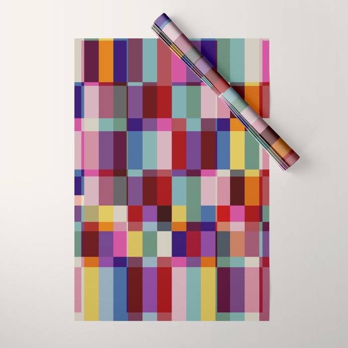 Futuristic Cyber Crossing Wrapping Paper Gallery Image 1