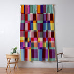 Futuristic Cyber Crossing Window Curtain Gallery Image 5