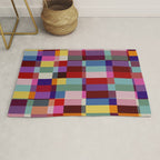 Futuristic Cyber Crossing Rug Gallery Image 1