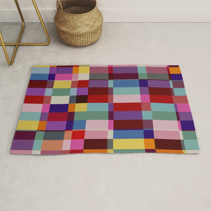Futuristic Cyber Crossing Rug Gallery Image 1