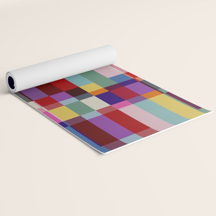 Futuristic Cyber Crossing Yoga Mat Gallery Image 2