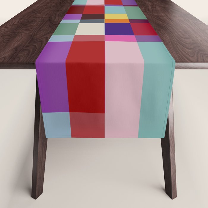 Futuristic Cyber Crossing Table Runner Gallery Image 1