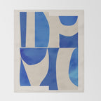 Minimal Geometric Shapes 229 Throw Blanket Gallery Image 2