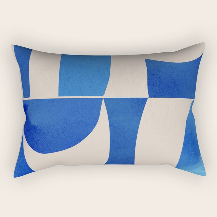 Minimal Geometric Shapes 229 Rectangular Pillow Gallery Image 1