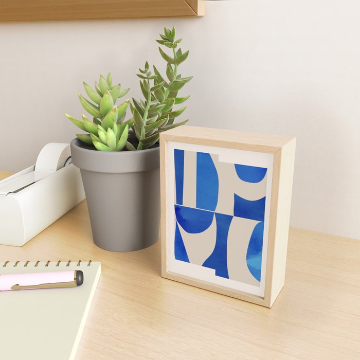 Minimal Geometric Shapes 229 Mini Art Print Gallery Image 2