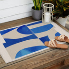 Minimal Geometric Shapes 229 Outdoor Rug Gallery Image 2