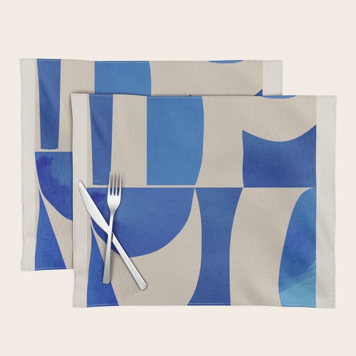 Minimal Geometric Shapes 229 Placemat Gallery Image 1