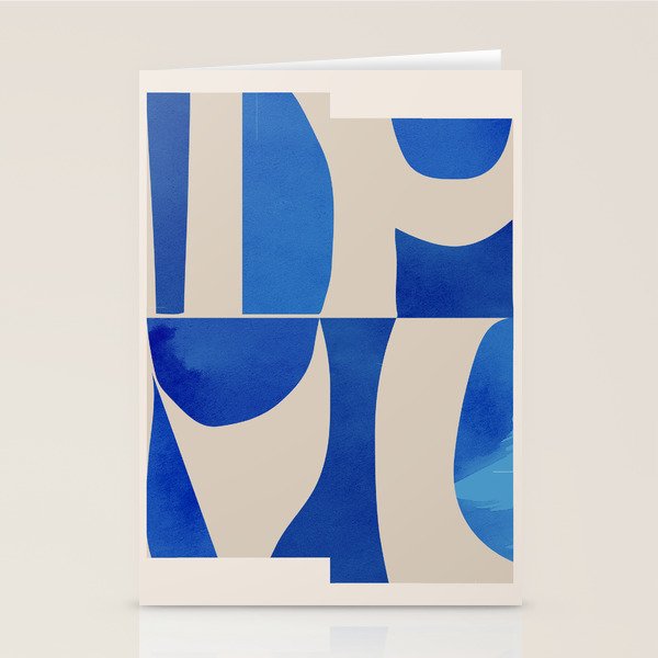 Minimal Geometric Shapes 229 Stationery Card Gallery Image 1