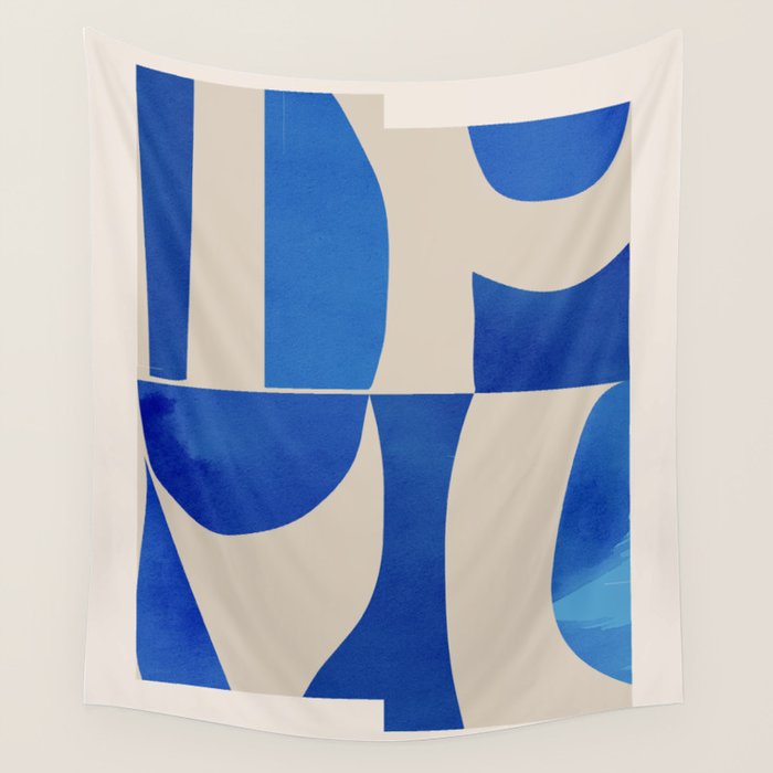 Minimal Geometric Shapes 229 Wall Tapestry Gallery Image 4