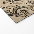 Vintage Fleur-de-lis ornament  Welcome Mat Gallery Image 2
