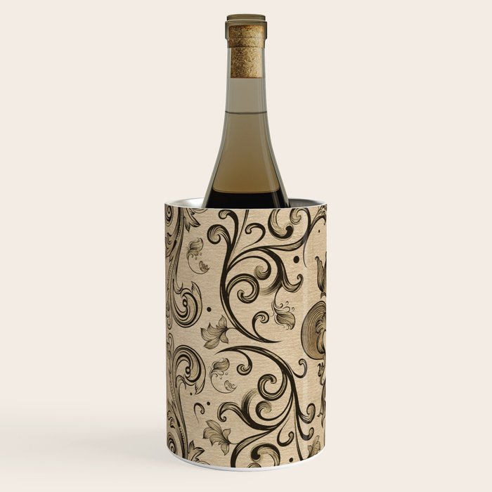 Vintage Fleur-de-lis ornament  Wine Chiller Gallery Image 2