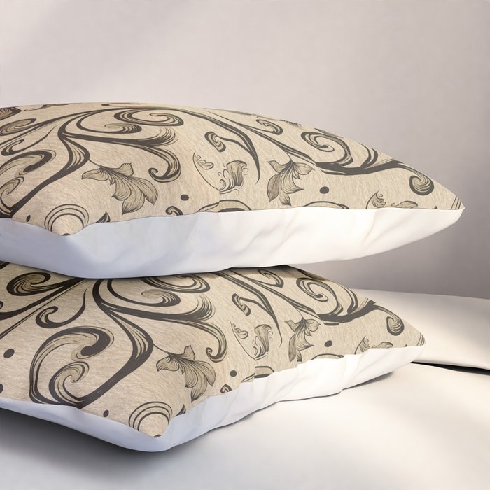 Vintage Fleur-de-lis ornament  Pillow Sham Gallery Image 3