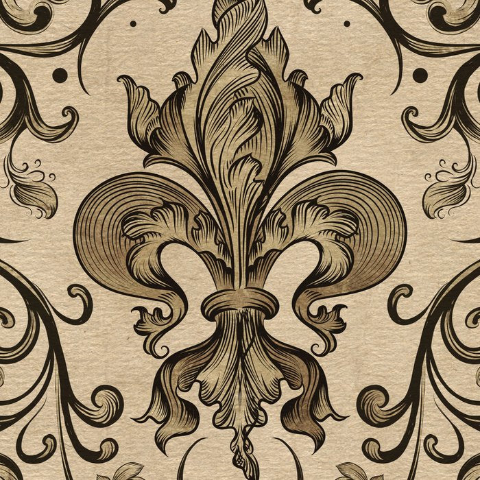 Vintage Fleur-de-lis ornament  Coffee Mug Gallery Image 2