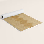 mudcloth diamonds - mustard Yoga Mat Gallery Image 2