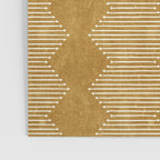 mudcloth diamonds - mustard Poster Gallery Image 3